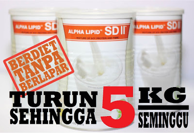 Alpha Lipid SDII - Turun berat badan sehingga 5KG seminggu!